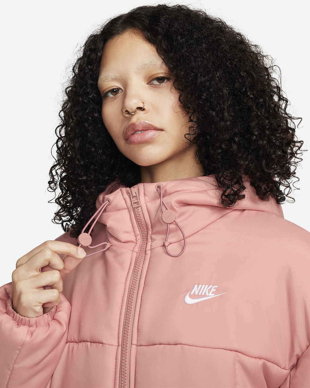 Парка W NSW TF THRMR CLSC PARKA FB7675-618 Nike M Розовий FB7675-618