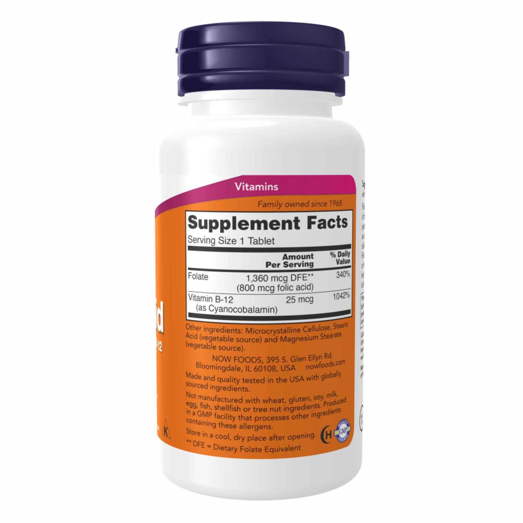 Таблетки Folic Acid 800mcg - 250 tabs 2022-10-1501