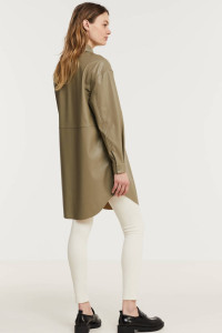 Куртка ONLSIA FAUX LEATHER SHACKET CC OTW 15242272-Mermaid ONLY M Хакі 15242272-MERMAID