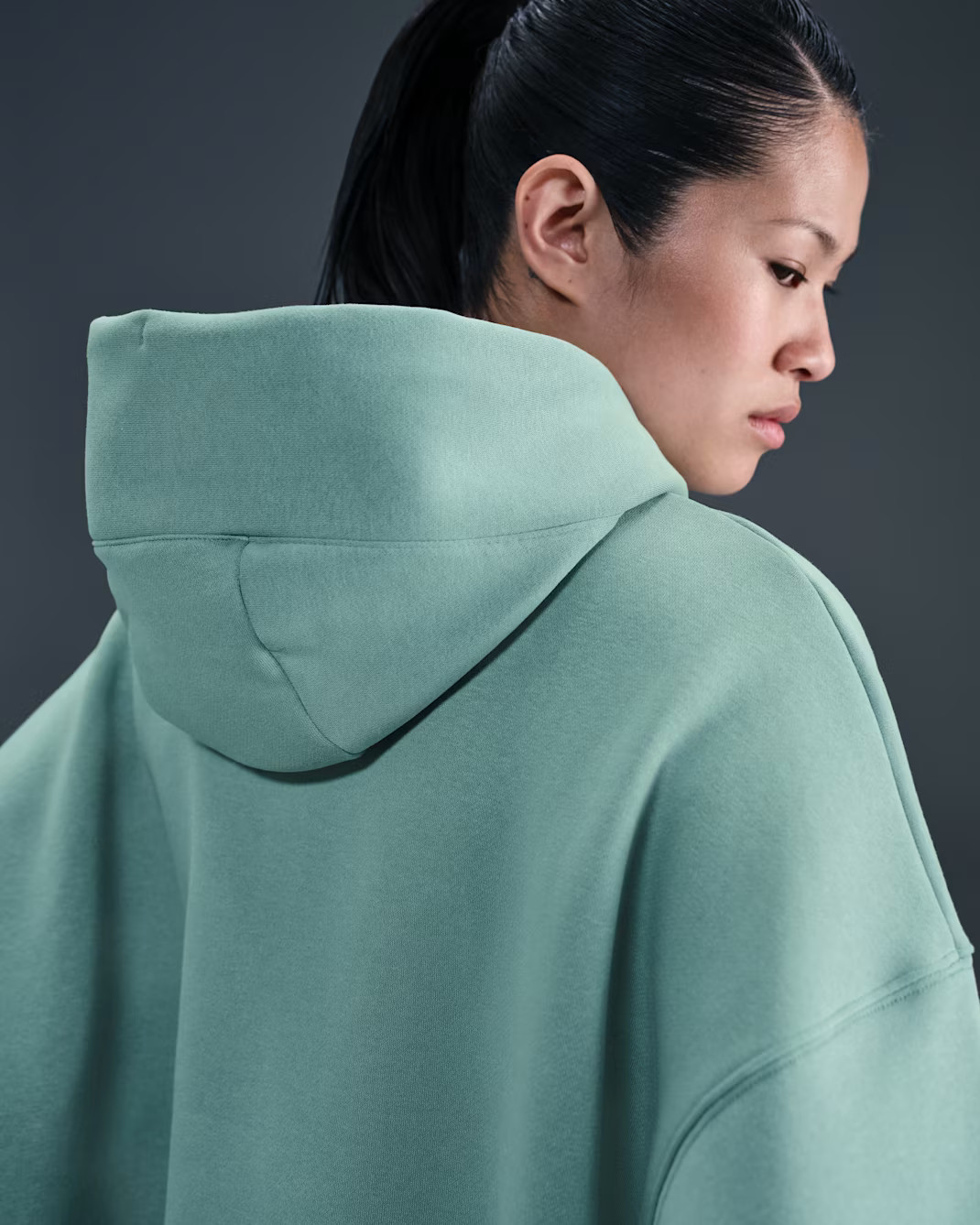 Худі жіноче Nike Phoenix Fleece Swoosh Turquoise DQ5858-017