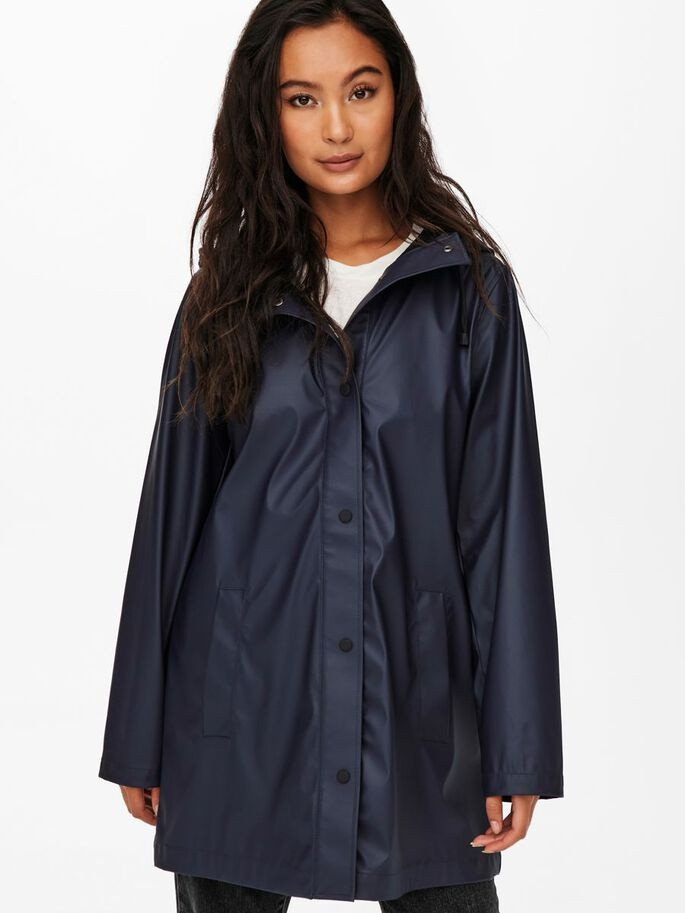 Плащ дощовик ONLELLEN RAINCOAT CC OTW 15234052-Night Sky ONLY L Темно-синій 15234052-Night Sky