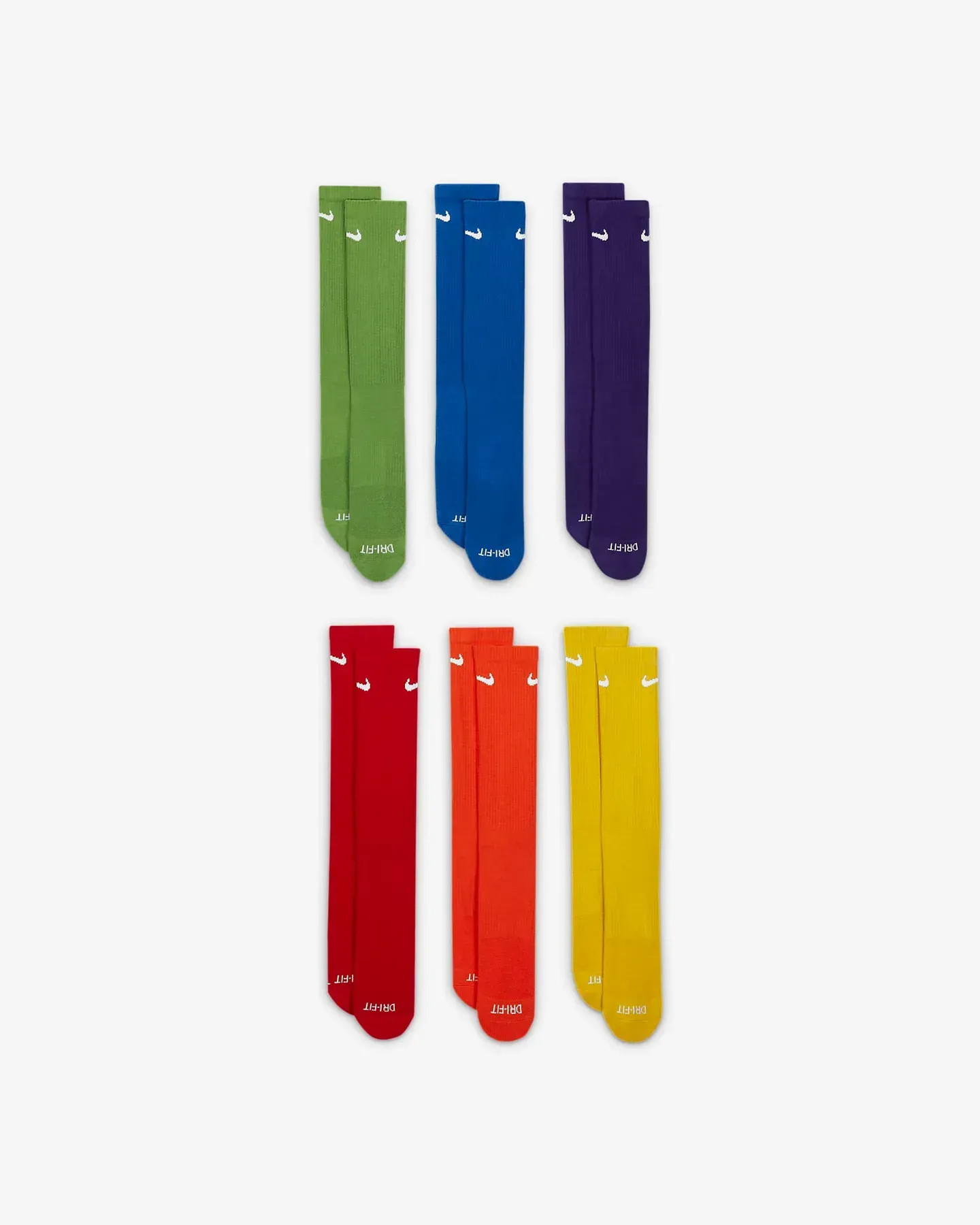 Шкарпетки Nike U NK ED PLS CSH CRW 6PR - 132 SX6897-903