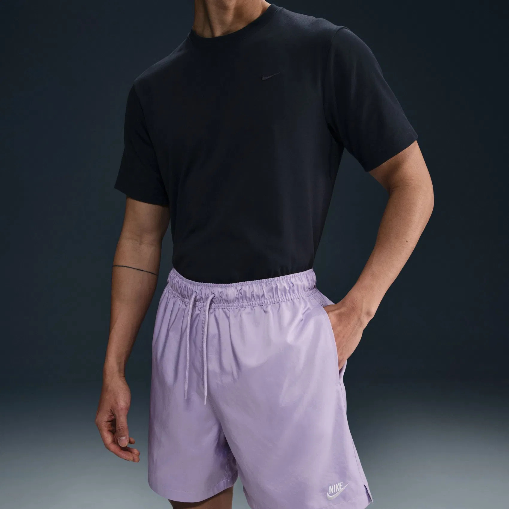 Шорти чоловічі Nike Nsw Club Flow Shorts Violet FN3307-515