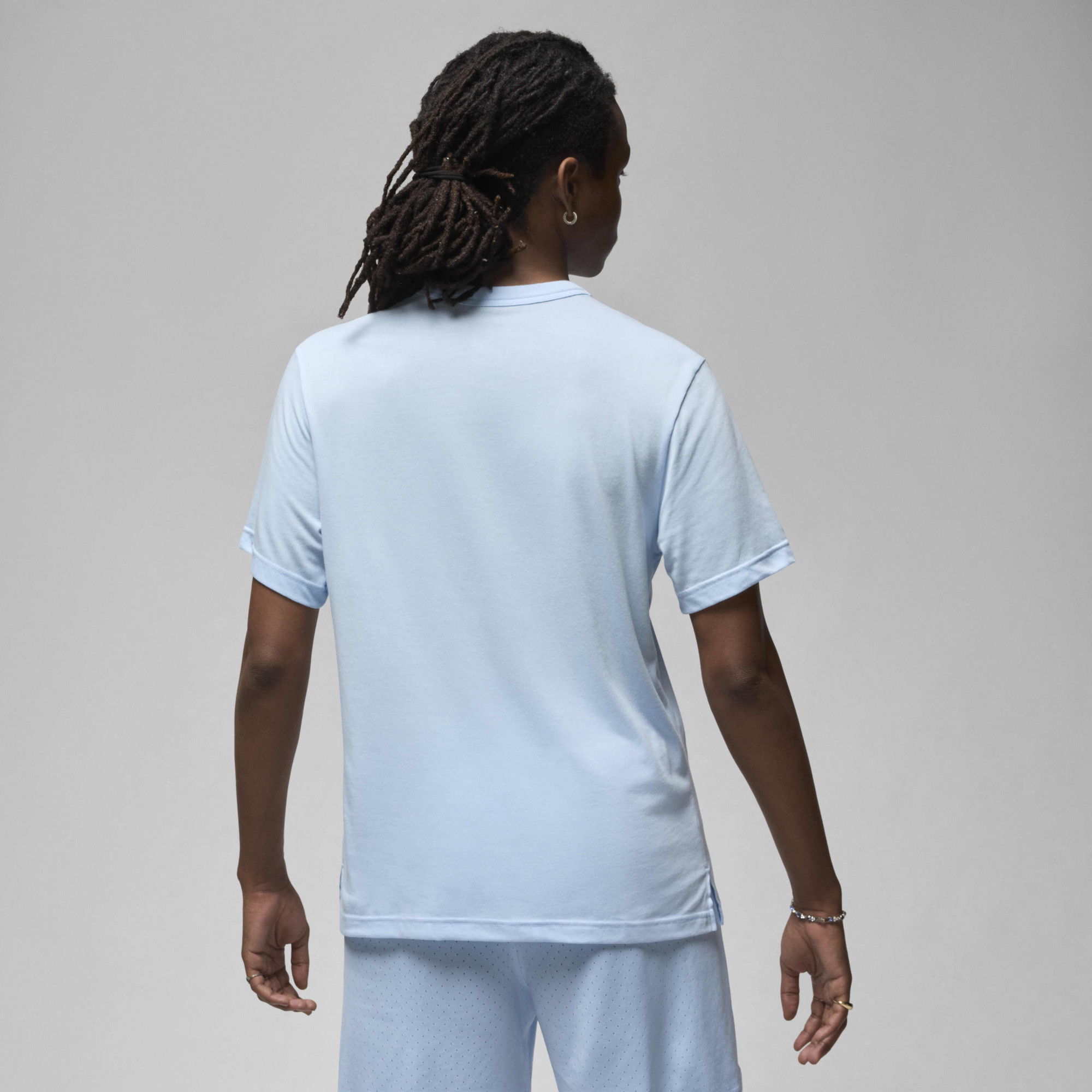 Футболка чоловіча Air Jordan Df Sprt Ss Top Light Blue FN5829-441