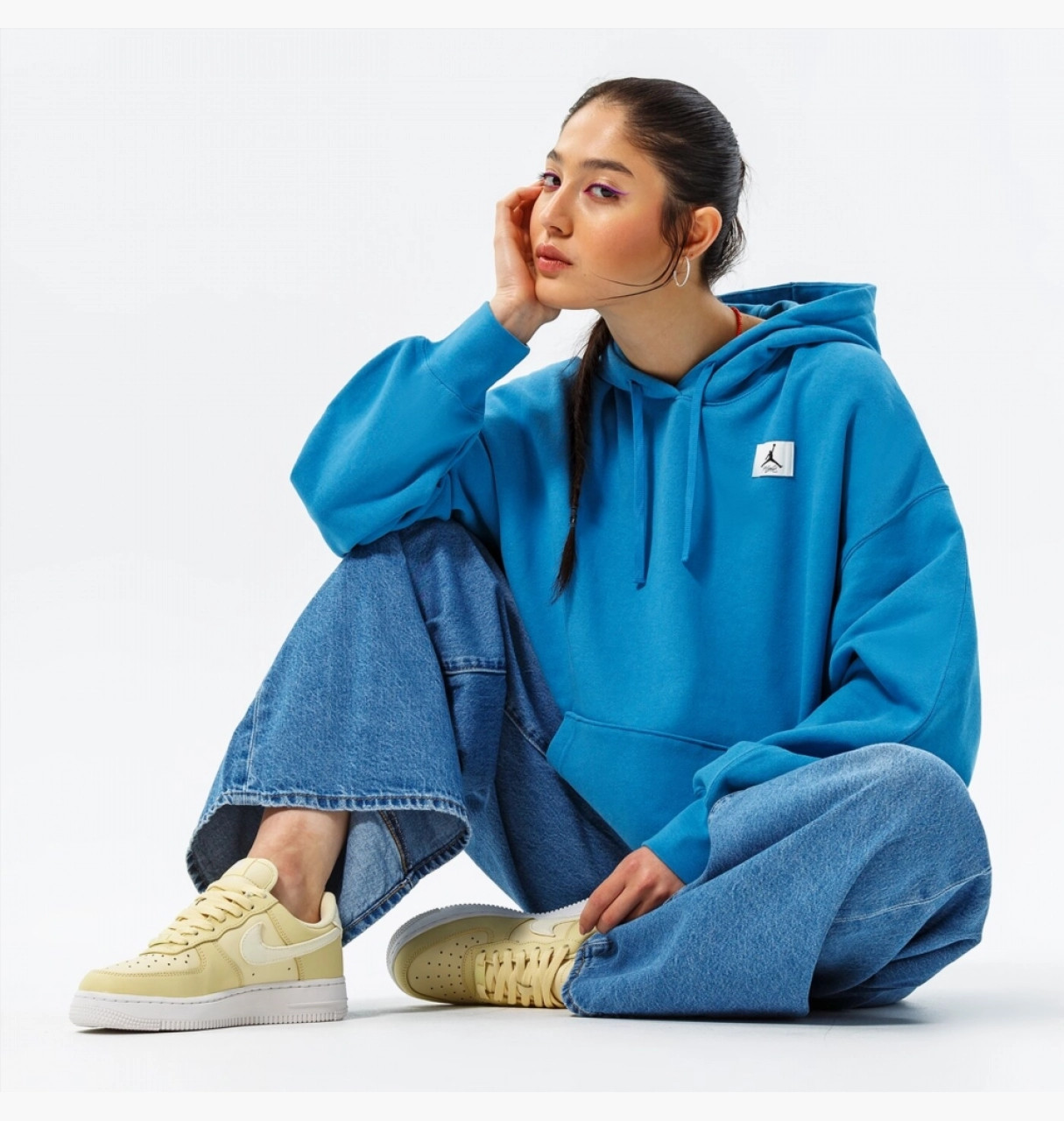 Толстовка JORDAN W J FLT FLC HOODIE DQ4603-469