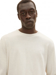 Кофта basic crew neck sweater 1027661-30318 Tom Tailor XXL Білий 1027661-30318