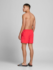 Шорти для плавання JJIBALI JJSWIMSHORTS AKM LOGO TAPE 12183810 Flame Scarlet Jack&Jones L Червоний 12183810FLAMESCARLET