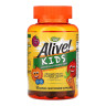 Софт гелеві капсули Alive! Children's Gummy Multivitamin, Gluten Free, Made with Pectin - 60 Gummies 100-80-6848350-20