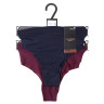 Труси Manoukian TANGA-X2-FEMME синій, бордовий Жін L 19890191-2