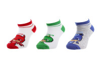 Шкарпетки PJ MASKS VERT GLUGLU/ROUGE BIBOU/YOYO 3P білий, сірий Діт 27-30 арт 83890755-1 83890755-1
