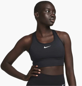 Топ Nike Dri-Fit Swoosh Medium Support Longline Bra Fn2728-010 (Оригінал) FN2728-010