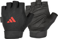 Рукавиці для тренінгу Adidas Essential Adjustable Gloves чорний, червоний XL (ADGB-12416-NL) ADGB-12416-NL