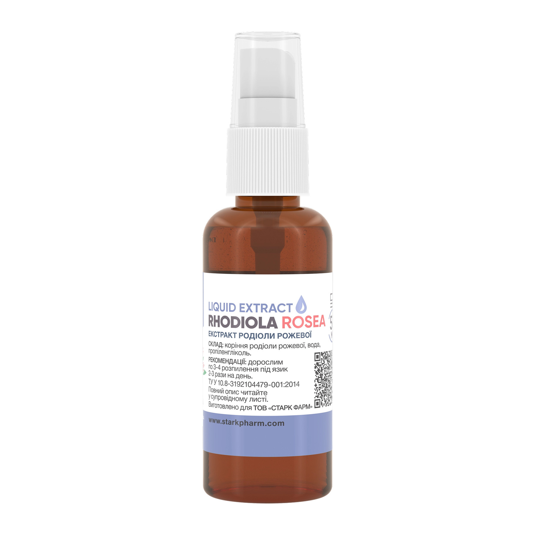 Рідина Stark Pharm Stark Rhodiola Liquid Extract - 50 ml 2023-10-5820
