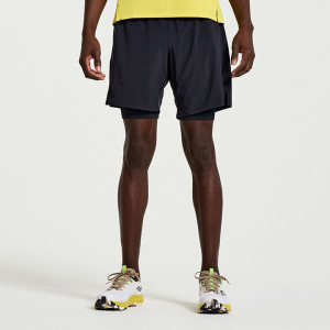 Шорти Saucony OUTPACE 7" 2-IN-1 SHORT SAM800335-NV Шорти Saucony OUTPACE 7" 2-IN-1 SHORT SAM800335-NV