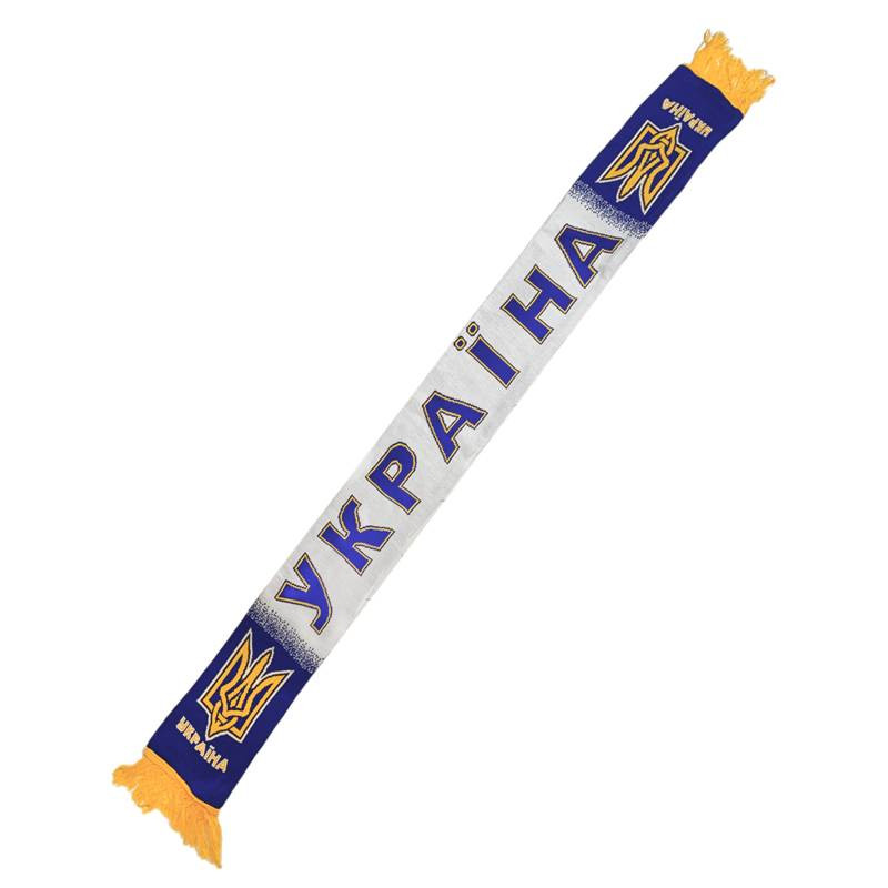 Шарф Україна білий UKR3006 Комбінований UKR3006