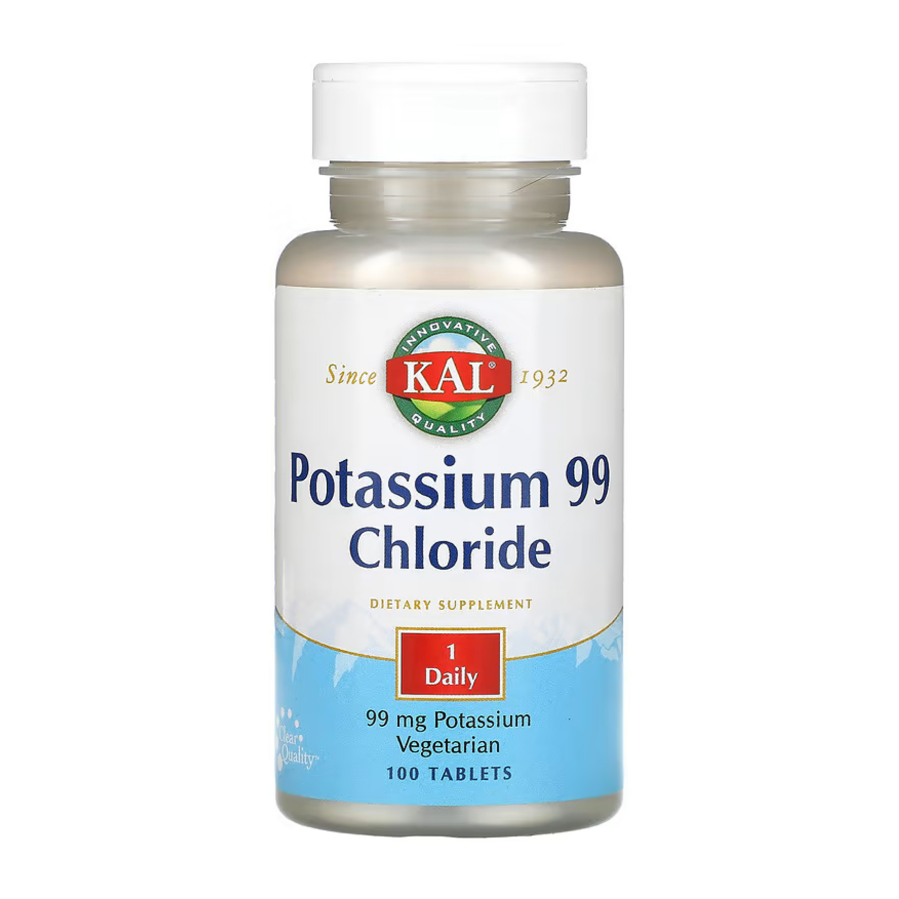 Таблетки KAL Potassium 99 Chloride - 100 tabs 2023-10-5195