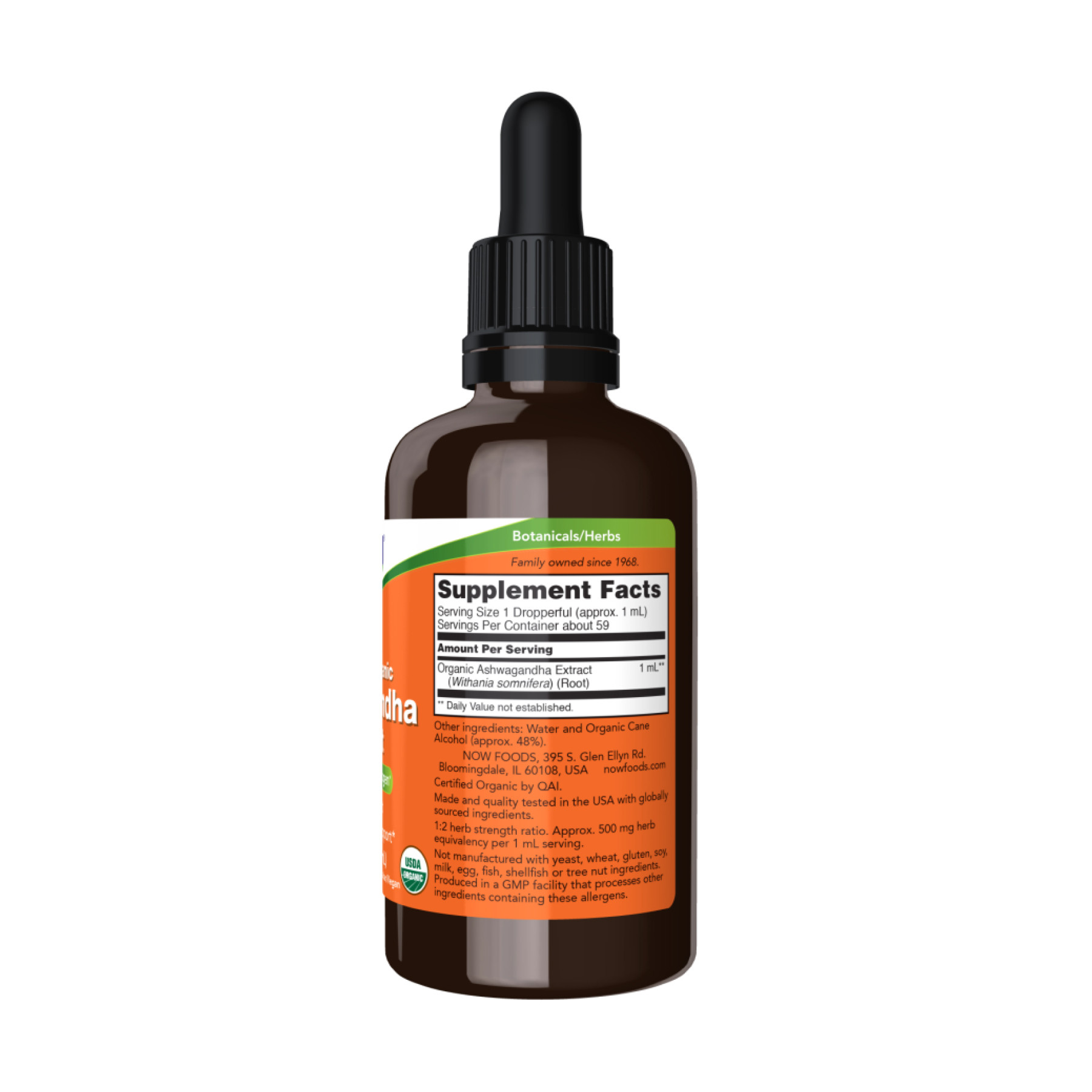 Рідина Now Foods Ashwagandha Liquid Extract - 59 ml 2023-10-3780