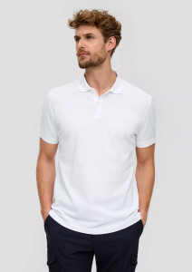Поло cotton piqué polo shirt 2138262.0100 s.Oliver L Білий 2138262.0100