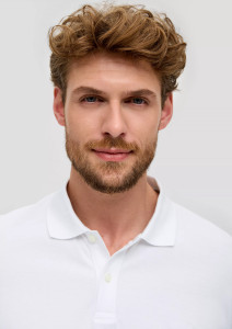 Поло cotton piqué polo shirt 2138262.0100 s.Oliver L Білий 2138262.0100