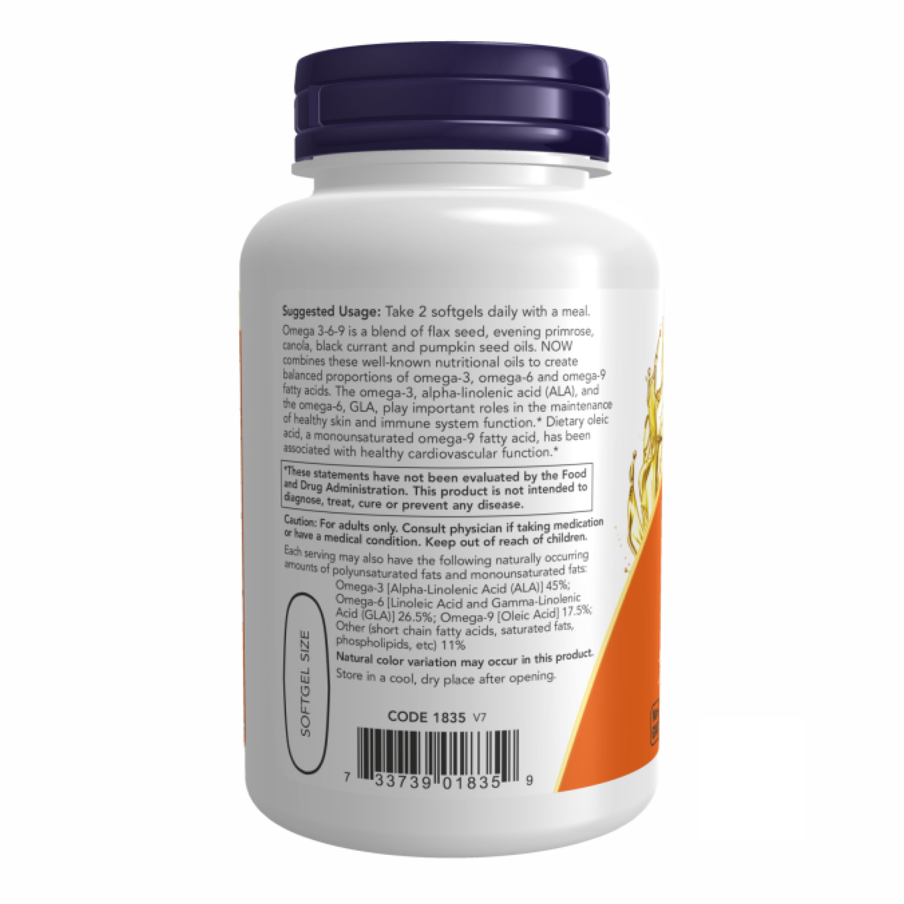 Софт гелеві капсули Omega 3-6-9 1000 mg - 100 sgels 2022-10-0067