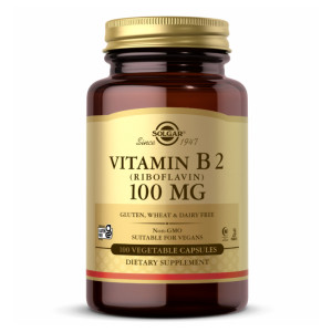 Капсули Vitamin B2 100 mg (Riboflavin) - 100 Vcaps 2022-10-0756