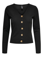 Блуза ONLNELLA L/S BUTTON TOP CS NN 15261547-Black ONLY L Чорний 15261547-Black