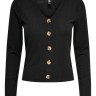 Блуза ONLNELLA L/S BUTTON TOP CS NN 15261547-Black ONLY L Чорний 15261547-BLACK