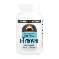 Таблетки Source Naturals L-Tyrosine 500mg - 100 tabs 2023-10-5282