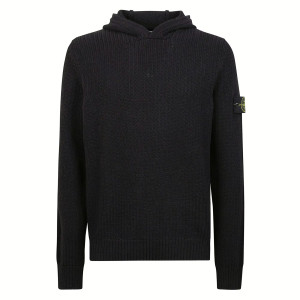 Світшот Black Long-Sleeved Knitted Hoodie K1S155100010-S00D3