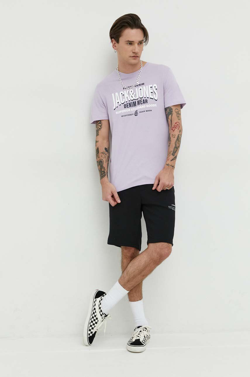 Шорти JPSTFELIX SWEAT SHORTS GMS 12225113-Black Jack&Jones L Чорний 12225113-Black