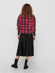 Пальто ONLDALINA L / S TEDDY SWT 15216686 Black ONLY L Червоний 15216686BLACK