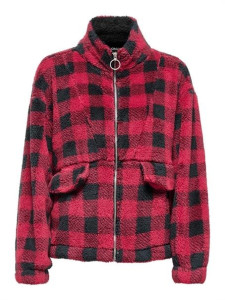 Пальто ONLDALINA L / S TEDDY SWT 15216686 Black ONLY L Червоний 15216686BLACK