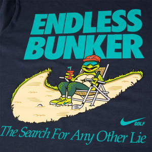 Футболка чоловіча Nike Golf T-Shirt - Endless Bunker Tee Blue HJ3456-437