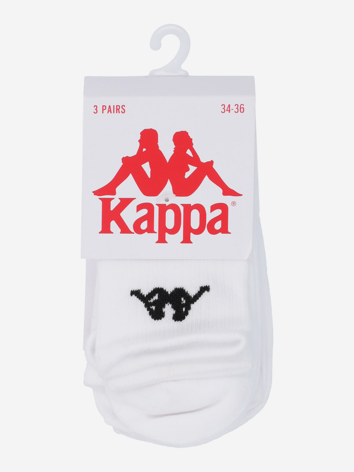Шкарпетки для спорту дитячі (3 пари) 127333KAP-00 Kappa 31-33 Білий 127333KAP-00