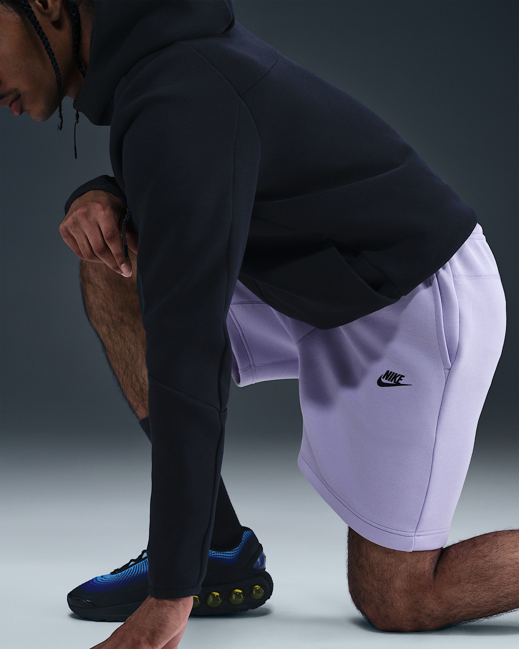 Шорти чоловічі Nike Tech Fleece Violet FB8171-515