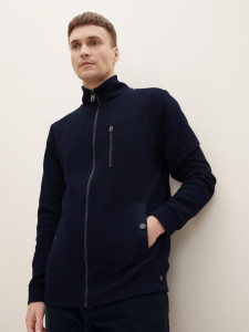 Вітровка structured jacket 1030556XX1010668 Tom Tailor S Темно-синій 1030556XX1010668