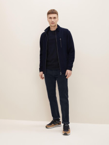 Вітровка structured jacket 1030556XX1010668 Tom Tailor S Темно-синій 1030556XX1010668