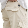 Штани Tapered cargo trousers 1044724-10336 Tom Tailor L Бежевий 1044724-10336