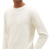 Кофта basic crew neck sweater 1027661-32715 Tom Tailor XL Білий 1027661-32715