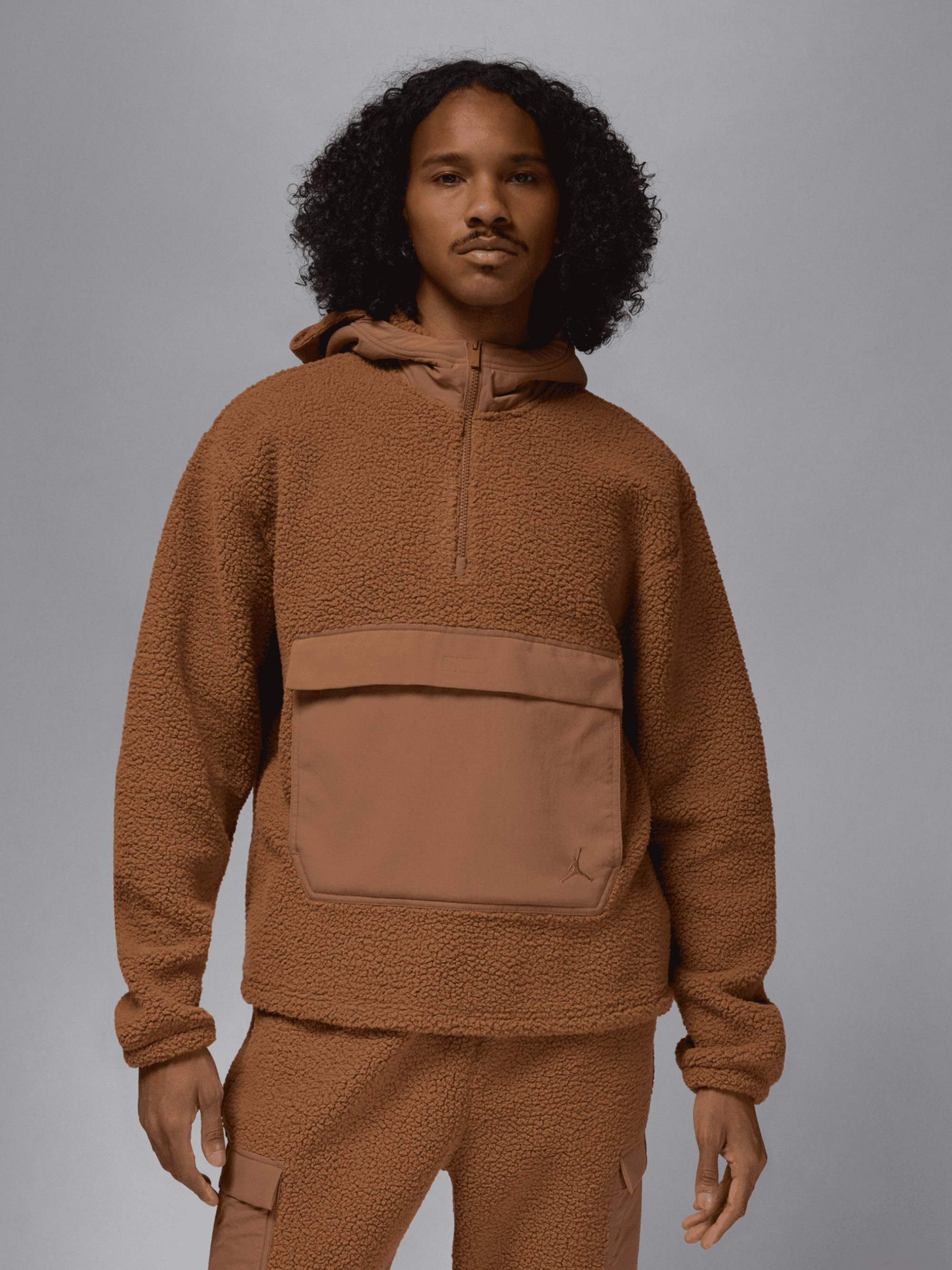 Худі чоловіче Air Jordan Sherpa Brown FV7452-223