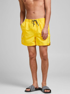 Шорти для плавання JJIBALI JJSWIMSHORTS AKM LOGO TAPE 12183810 Vibrant Yellow Jack&Jones XXL Жовтий 12183810VIBRANTYELLOW