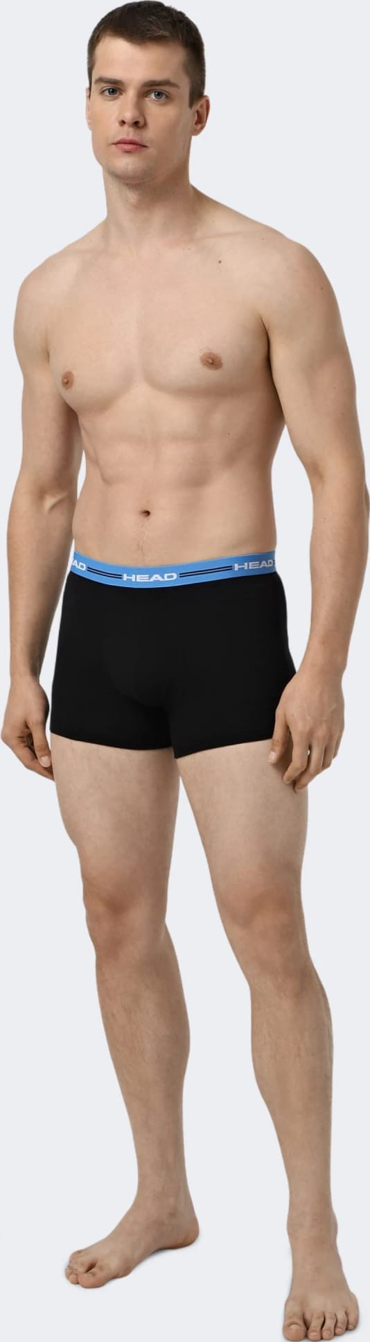 Труси-боксери Head MEN ELASTIC BOXER 2P чорний, синій L (701234928-002) 701234928-002