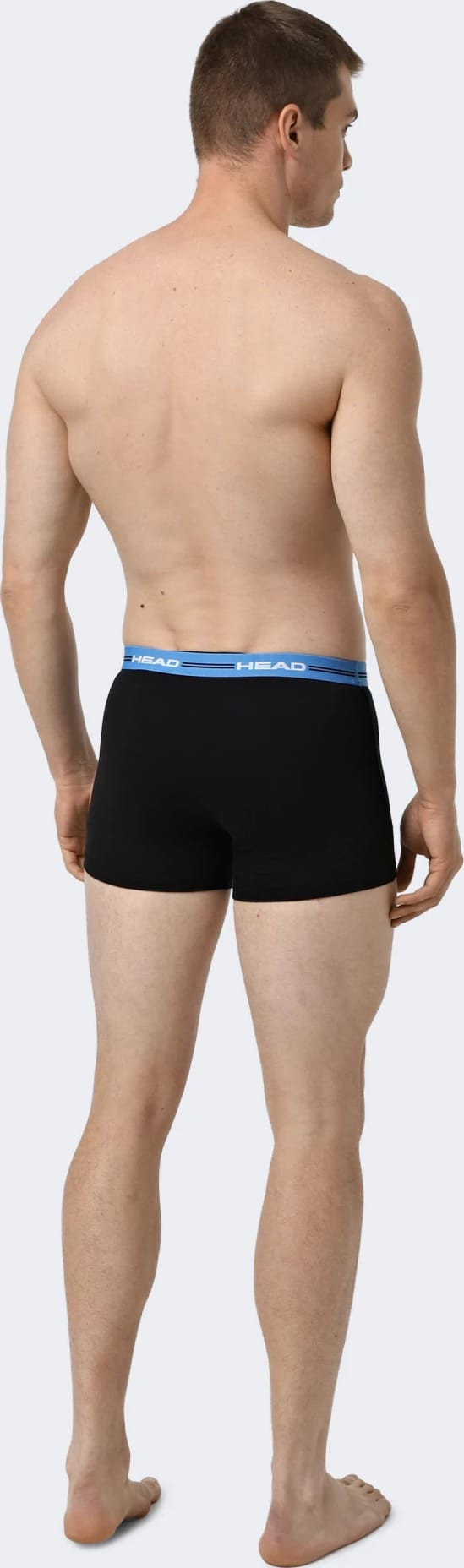 Труси-боксери Head MEN ELASTIC BOXER 2P чорний, синій L (701234928-002) 701234928-002