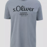 Футболка T-shirt à logo imprimé 2139909.95D1 s.Oliver L Сірий 2139909.95D1