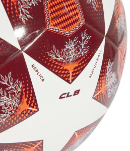 М'яч футбольний Adidas UCL CLB червоний, білий Уні 5 JH1284