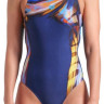 Купальник закритий для жінок Arena DREAMHLINE SWIMSUIT V BACK темно-синій Жін 36 008328-760