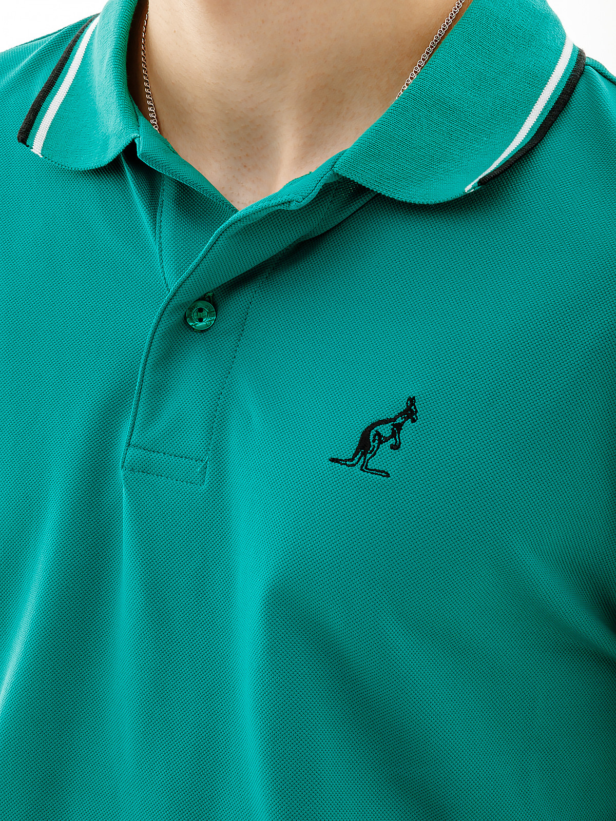 Футболка поло AUSTRALIAN TWO-STRIPES POLO TECH PIQUE' R-FIT LSUPO0006-913A