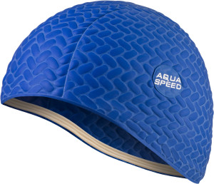 Шапочка для плавання Aqua Speed BOMBASTIC TIC-TAC 5720 синій Жін OSFM 117-10