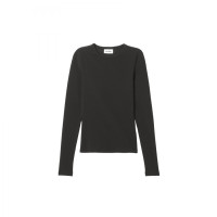 Лонгслів H&M Slim Fitted Long Sleeve Black 1141162001 XS 1141162001