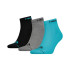 Шкарпетки Head QUARTER 3P UNISEX блакитний, сірий, чорний Уні 35-38 761011001-010